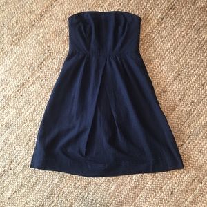 J. Crew Silk Strapless Dress